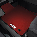 2016-2020 Civic Coupe Red HFP Carpet Mats